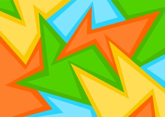 Simple background with abstract colorful geometric pattern. Abstract interior wallpaper