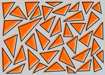 Simple geometric background with irregular triangle pattern