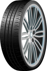 Obraz premium タイヤ ホイール セット