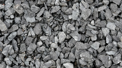 stone aggregate materials for construction. split texture stone, glauconite sandstone.