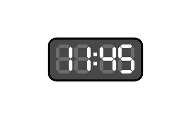 Digital clock, Alarm digital clock, Modern clock, Clock vector, Vector format.

