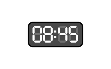 Digital clock, Alarm digital clock, Modern clock, Clock vector, Vector format.
