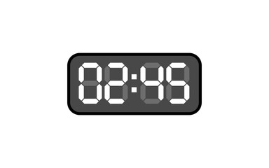 Digital clock, Alarm digital clock, Modern clock, Clock vector, Vector format.
