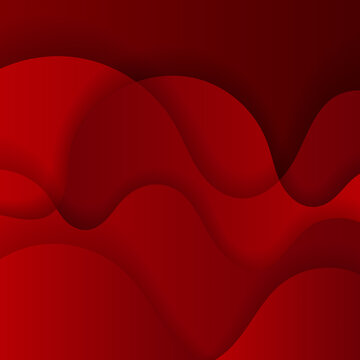 Red 3d Texture Wave Background Design