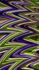 Artistic and imaginative digitally designed abstract 3D fractal background