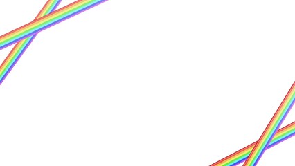 3D　虹　フレーム	