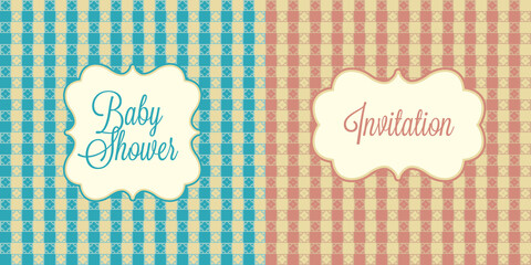 Vintage background with retro vies frame