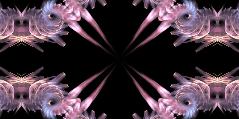 Fraktal Wallpaper Hintergrund für Design und Druck © Nick Freund