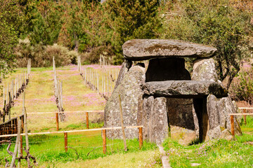dolmen de Cunha Baixa, entre 3000 y 2500 aC, Beira Baixa, Portugal, europa © Tolo