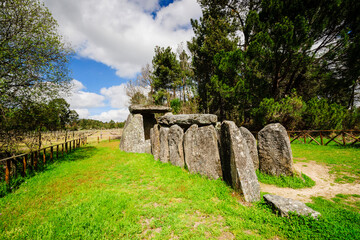 dolmen de Cunha Baixa, entre 3000 y 2500 aC, Beira Baixa, Portugal, europa