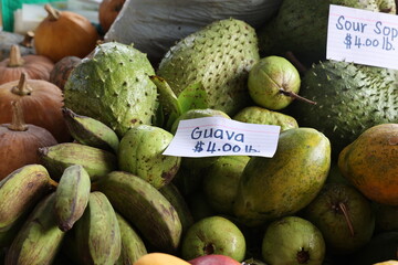 market soursop and guava