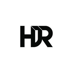 hjr letter original monogram logo design