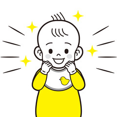 笑顔の赤ちゃん