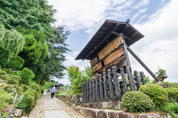 馬籠宿の高札場