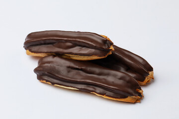 Eclairs and profiteroles at studio photoshoot