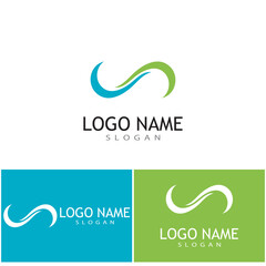 Fototapeta premium Infinity Design Vector icon illustration Logo template design