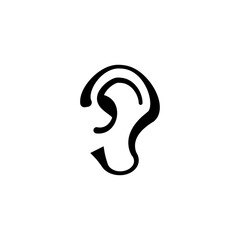 ear icon vector design templates