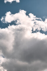 Blue sky with clouds background