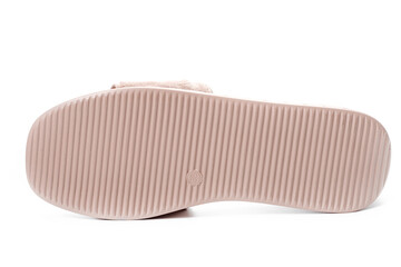 White shoes on gray and white background