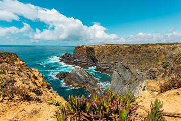 Cabo Sardão. Between Almograve and Zambujeira do Mar is the westernmost point of the Alentejo...