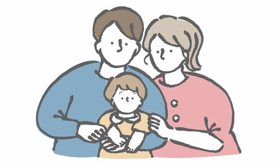 家族団らん　イラスト　