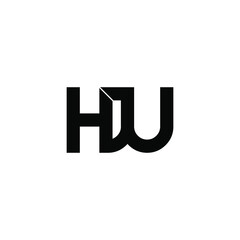 hju letter original monogram logo design