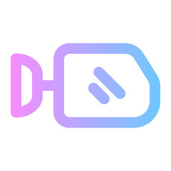 side mirror gradient icon
