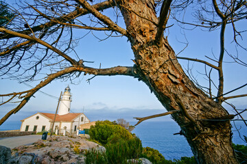 Faro de Capdepera, año 1861.Mallorca.Islas Baleares. España.