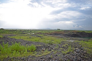 Beautiful landscape view from maharashtra, india