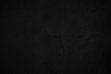 Black dark concrete wall background. Pattern board cement texture grunge dirty scratched. Blackboard blank.