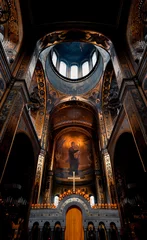 Deurstickers interior cathedral © Robby