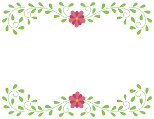 flowery border