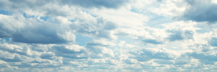 cloudy sky with thick clouds background, serene landscape