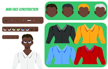 Man Face Construction