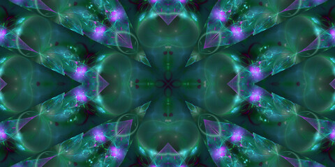 Fraktal Wallpaper Hintergrund für Design und Druck © Nick Freund