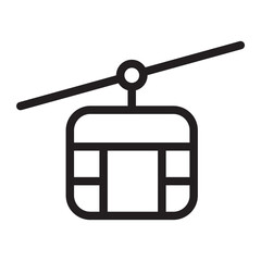 Cable Car line icon
