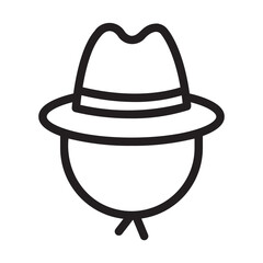 Hat line icon