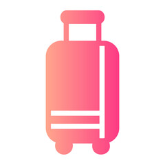 Luggage gradient icon