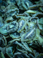 dried fruites kiwi as fruit tea