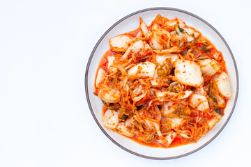Kimchi, Korean dish of spicy fermented vegetables