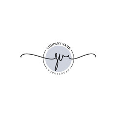 Obraz premium SV signature logo template vector 