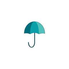 Umbrella icon. Flat design style.