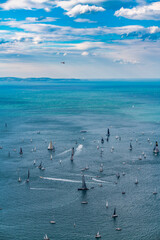Barcolana. Largest regatta in the world. Trieste