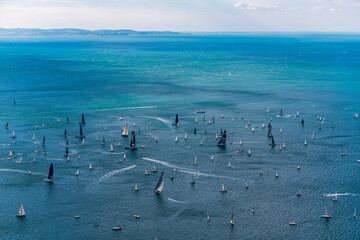 Barcolana. Largest regatta in the world. Trieste