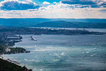 Barcolana. Largest regatta in the world. Trieste