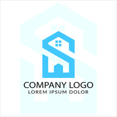 Real state company logo design