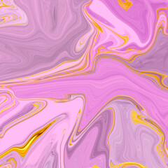 high resolution. fluid in the technique of alcohol ink, a mixture of shades of pink, gold, yellow paints. Imitation of marble stone