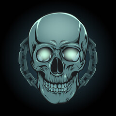 Skull Illustrations Design Vector for t shirt, print