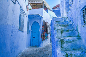 Naklejka premium CHEFCHAOUEN, THE BLUE DIAMOND