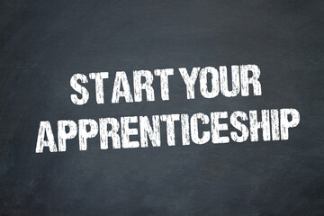 Fototapeta premium Start your apprenticeship
